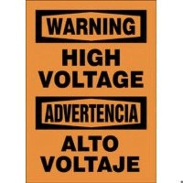 Accuform BILINGUAL Safety Sign SPANISH SBMELC327VA SBMELC327VA - main